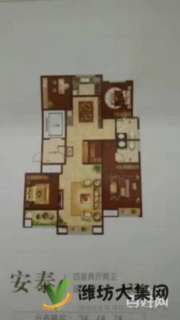 通亭街 瑞都廣場 高層 精裝3室 客廳帶落地窗 全明戶型